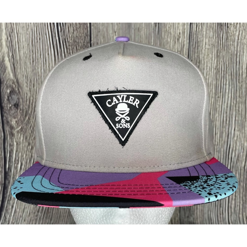 Cayler & Son 90s Snapback Hat Cap Hip Hop Abstract